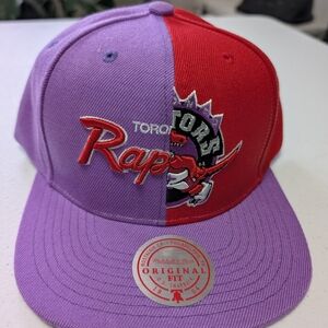 Mitchell & Ness Raptors- Red and Purple
